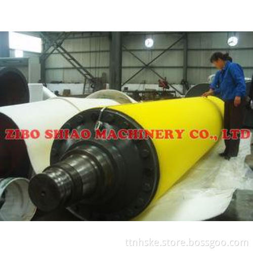 Cast Iron Press Rubber Roll Used for Press Section Dewateri